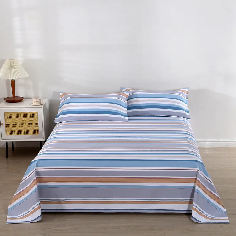 四季通用纯棉老粗布床单加厚加密单人双人大尺寸农村炕单防滑山东