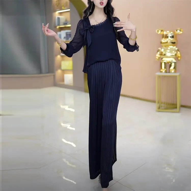 洋气显瘦减龄修身气质高端大气上档次妈妈装女人味遮肚子时尚套装