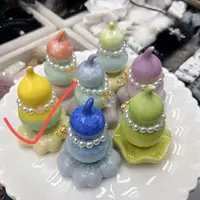 P712黄色招大米葫芦摆件边夹