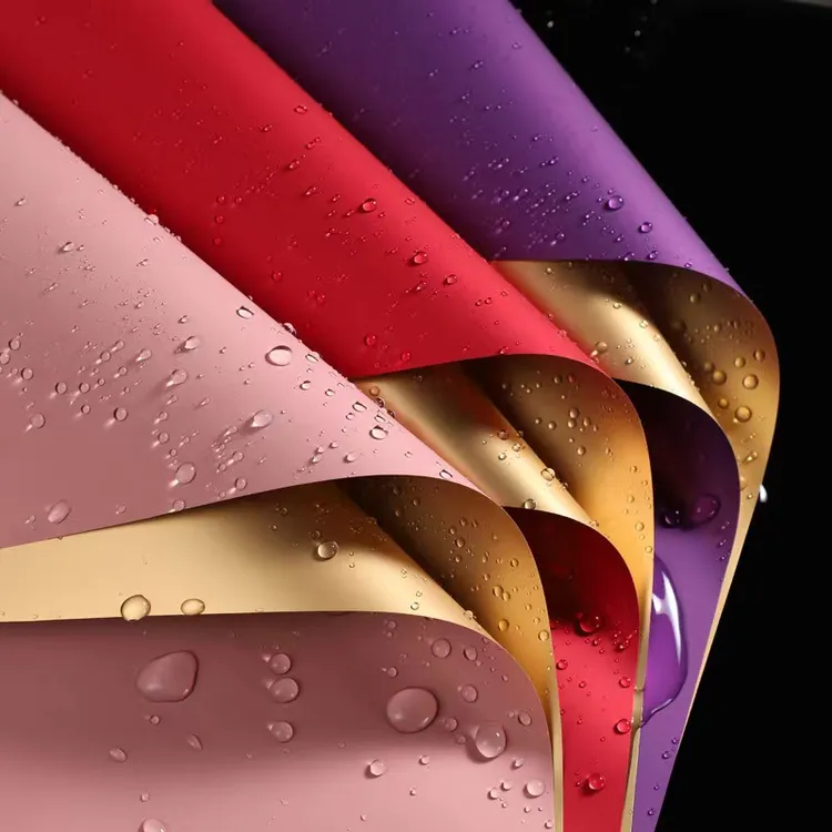 鎏金纸 鲜花包装纸 花束包花材料花店用品 