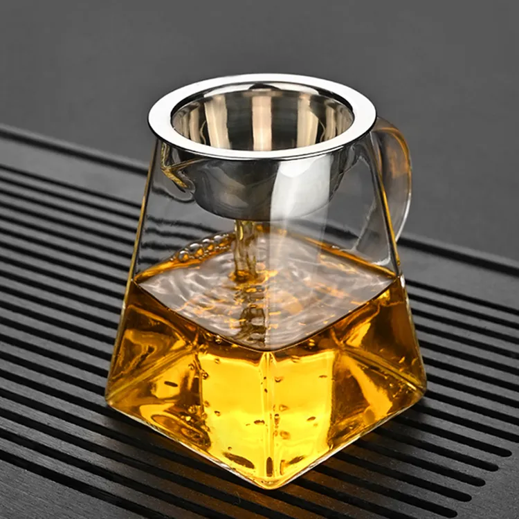 耐热高硼硅玻璃加厚公道杯大小号公杯高档茶漏煮陈皮青柑泡茶壶