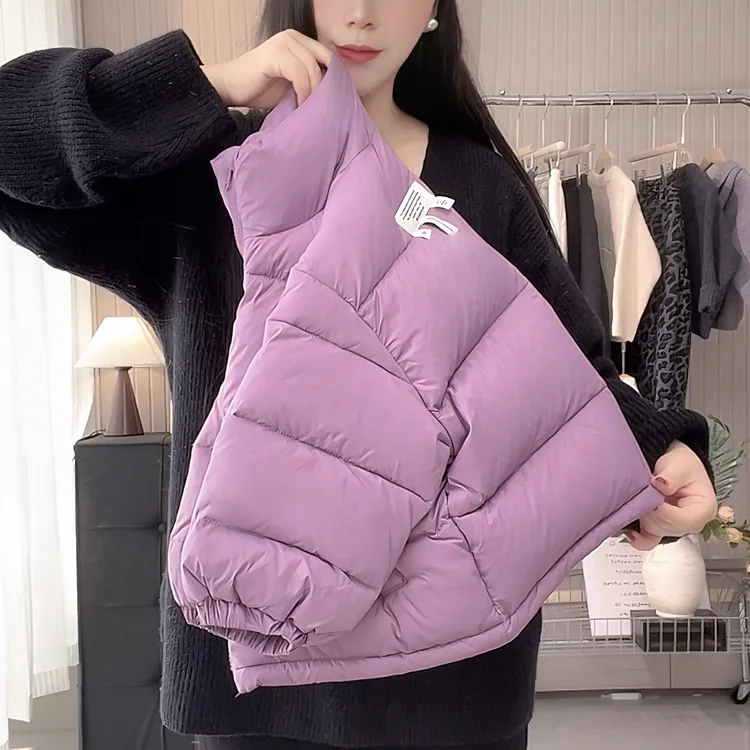 儿童羽绒棉服男女冬季2025韩版儿童加厚保暖面包服新款棉衣外套