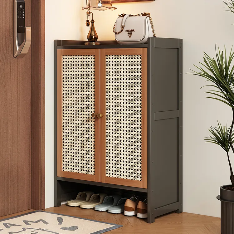 门口多层鞋架家用简易落地式鞋柜大容量经济型防尘立式鞋子收纳架