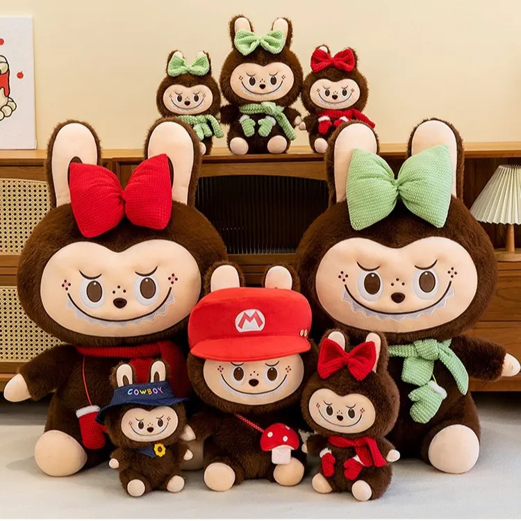 新款时尚布布毛绒公仔labub玩具玩偶抓机娃娃送女生儿童生日礼物