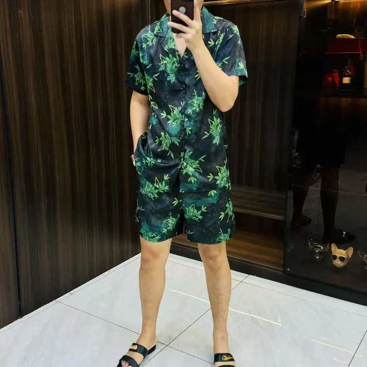 【1889】可外穿舒适家居服睡衣套装男士时尚休闲轻薄透气