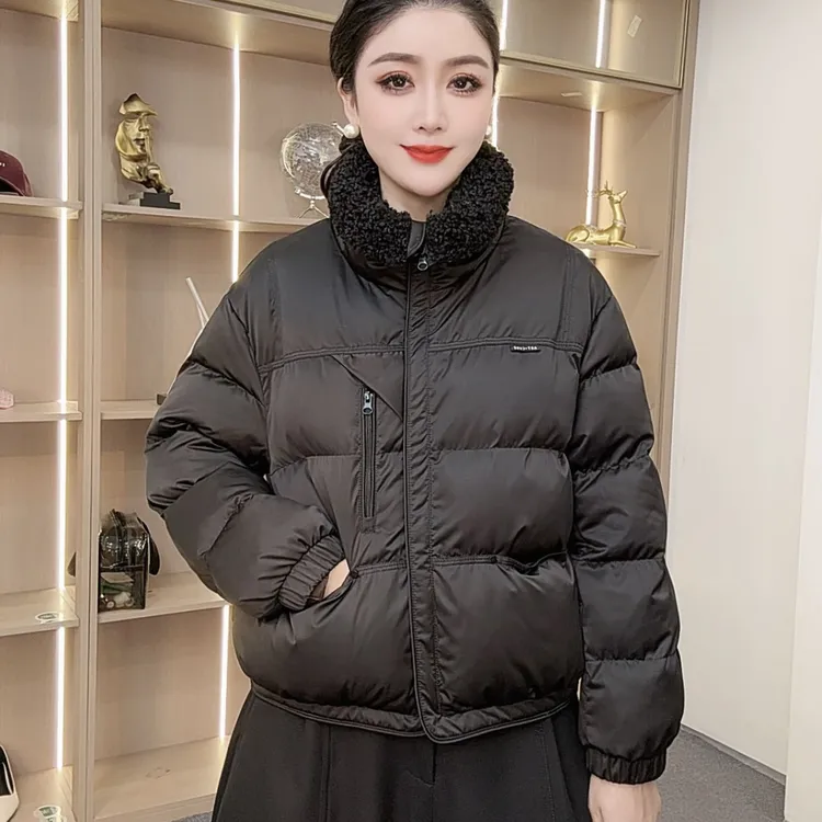 《姚家优麦汇》厚款常规女宽松型女款小个子休闲冬季保暖棉服