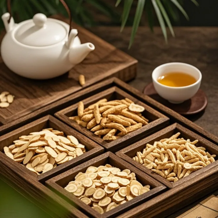 元气四宝茶升级版含西洋参黄芪党参麦冬独立包装携带方便