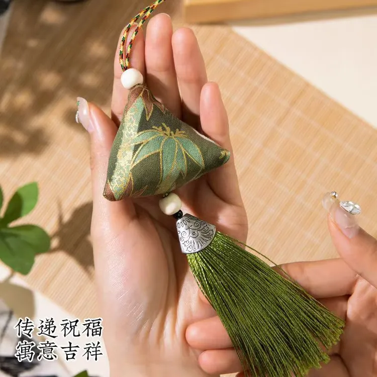 端午节粽子香包香囊随身艾草驱蚊三角荷包活动礼物中国风挂件成品
