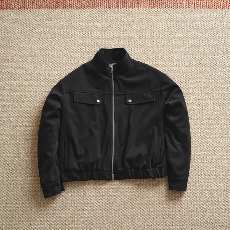 UTIMUS毛呢夹克棉服短款新雪丽KL40克通勤保暖秋冬防风翻领外套