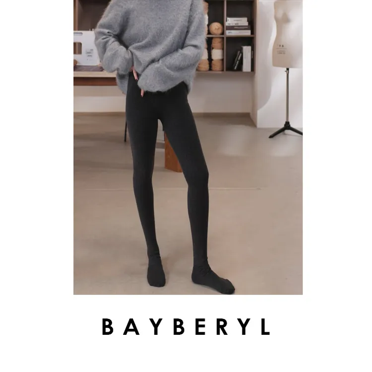 BAYBERYL老贝舒适两版九分&连脚打底裤9XXK5J1643-10/18