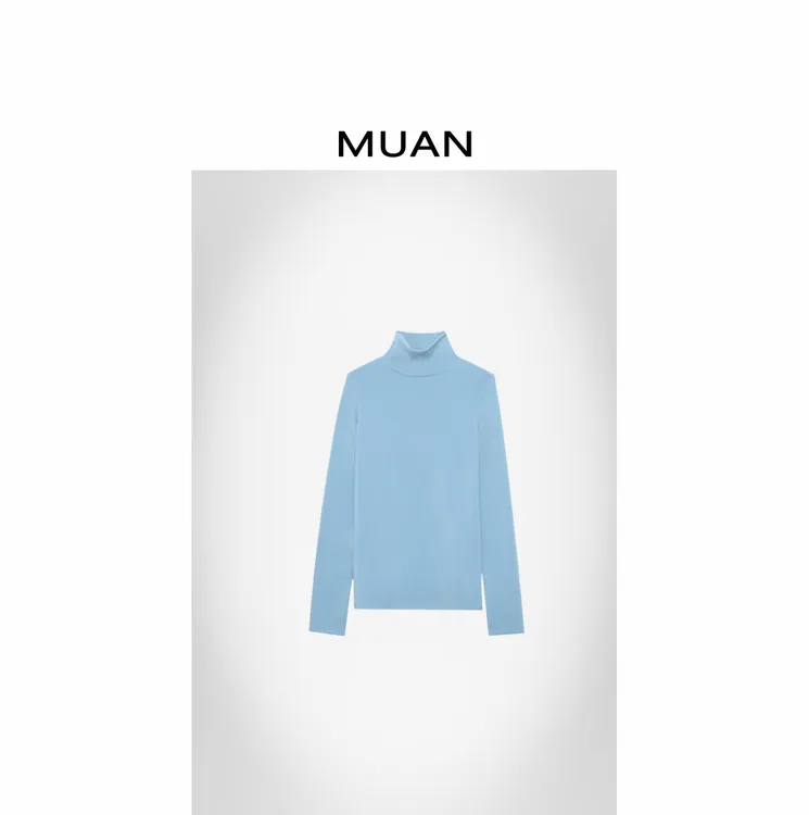 木岸MUAN：《伯克利打底》定制百搭高级长袖上衣打底女D-DG3-6843