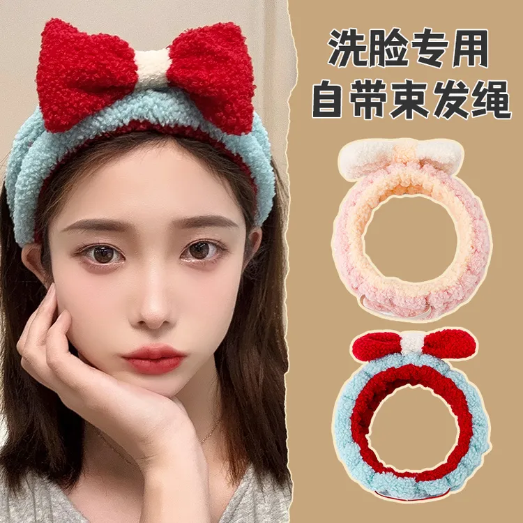 弹力束发带女洗脸敷面膜头箍专用宽松无痕透气可爱不压化妆头套