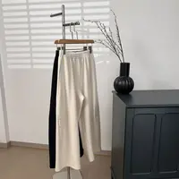 【老头女装定制】 秋冬百搭厚款弯刀毛呢裤 X-25335