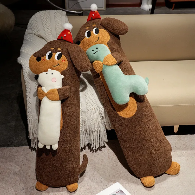 可爱腊肠狗公仔毛绒玩具女生睡觉抱枕床上玩偶布娃娃儿童生日礼物