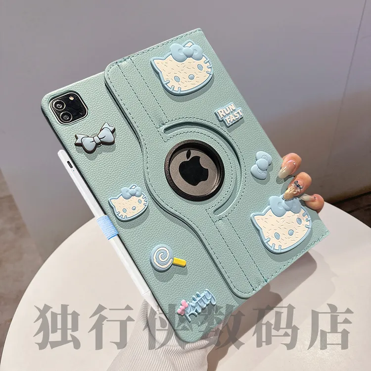360旋转皮套适用ipad新款11代保护套Air765防摔2021款10.2半包9.7