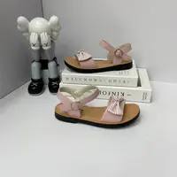 8718儿童凉鞋注压纯色韩版皮面宝宝舒适夏季女低跟