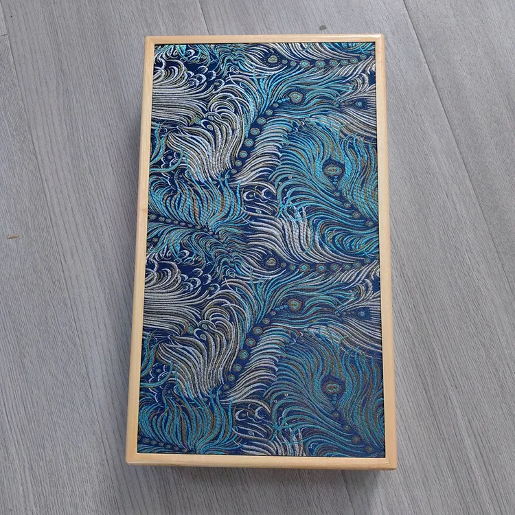 善琏湖笔厂文房樟木收纳盒文房四宝长38.5cm*高6cm*宽22cm