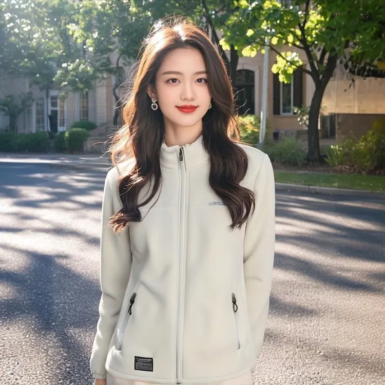 《专柜正品》意大利火山岩升温锁温双面绒外套户外抓绒衣开衫上衣