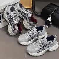 D0149秋款厚底老爹鞋25年新款百搭显脚小网面透气运动休闲鞋