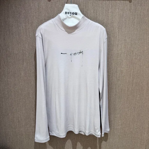 有尾｜新款印花长袖T恤1225409