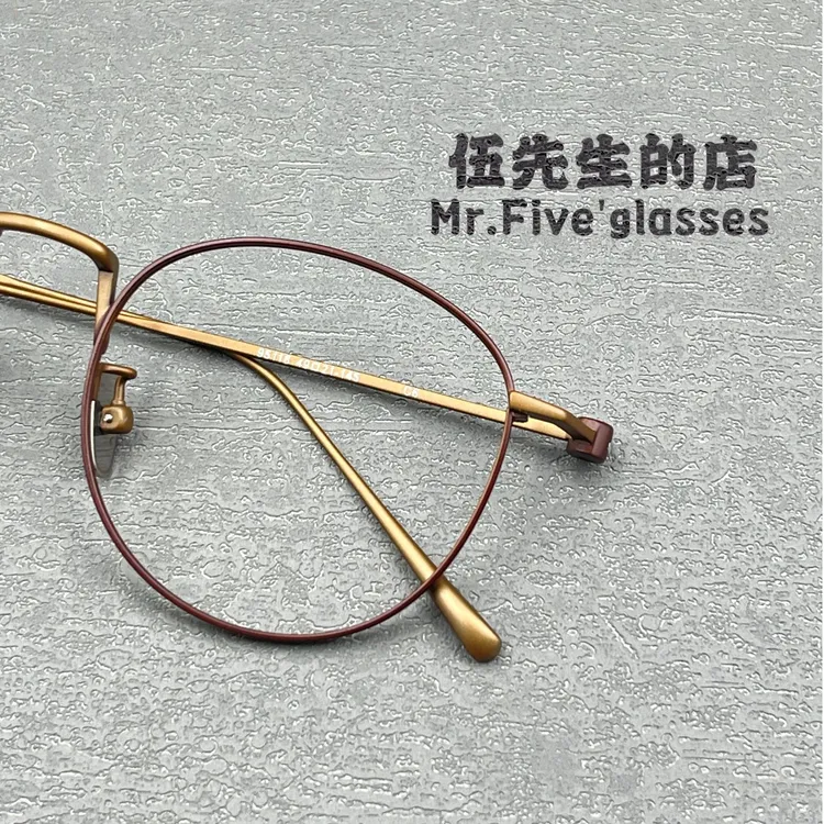 GM软钛复古圆框款超轻镜框平气质框镜潮流韩版时尚钛架眼镜框