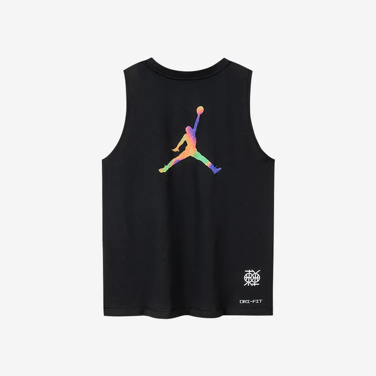【官方旗舰】AIR JORDAN儿童童装男童女童東单联名速干运动背心D341