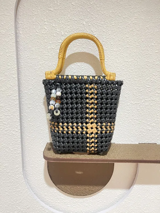 复古藤条手提包-材料包附教程（藤条已剪裁不退不换）