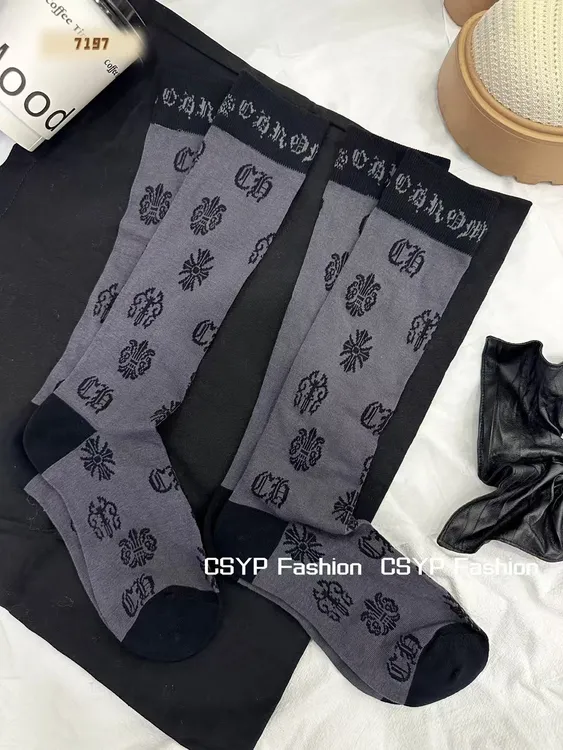 夏季新款陈太同款个性潮袜及膝小腿袜脚蹬袜袜子女袜中筒中筒袜