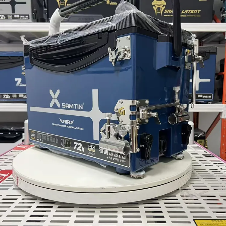 雷臣2900EPLUS高坐姿钓箱碳纹29L不锈钢全套满配带四脚升降免安装