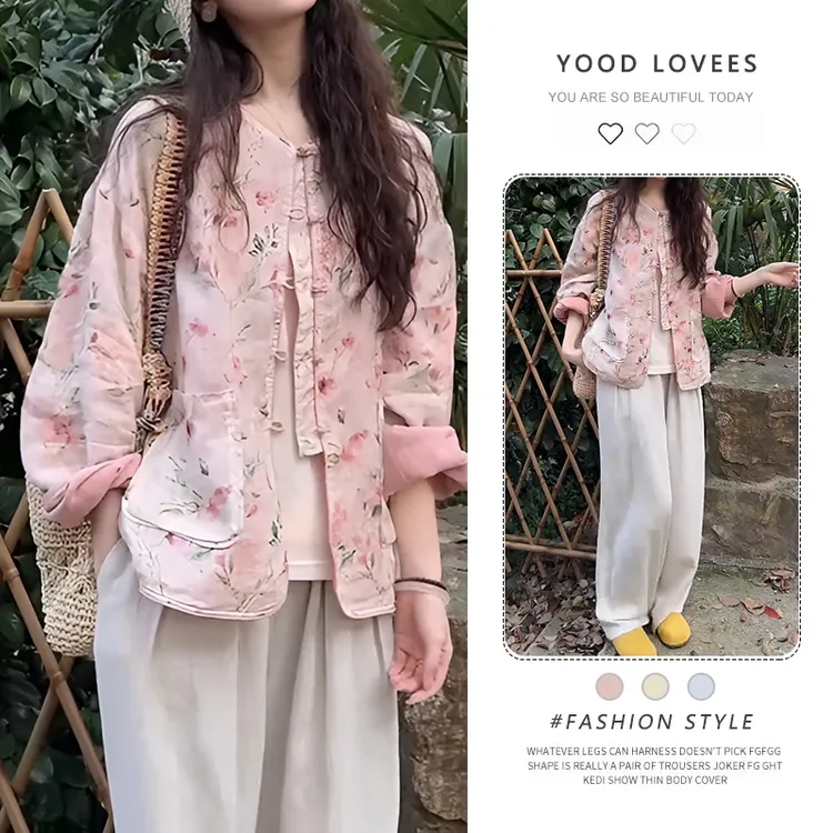 新中式轻国风外套女春夏季小个子复古两面穿减龄时尚薄款防晒衣