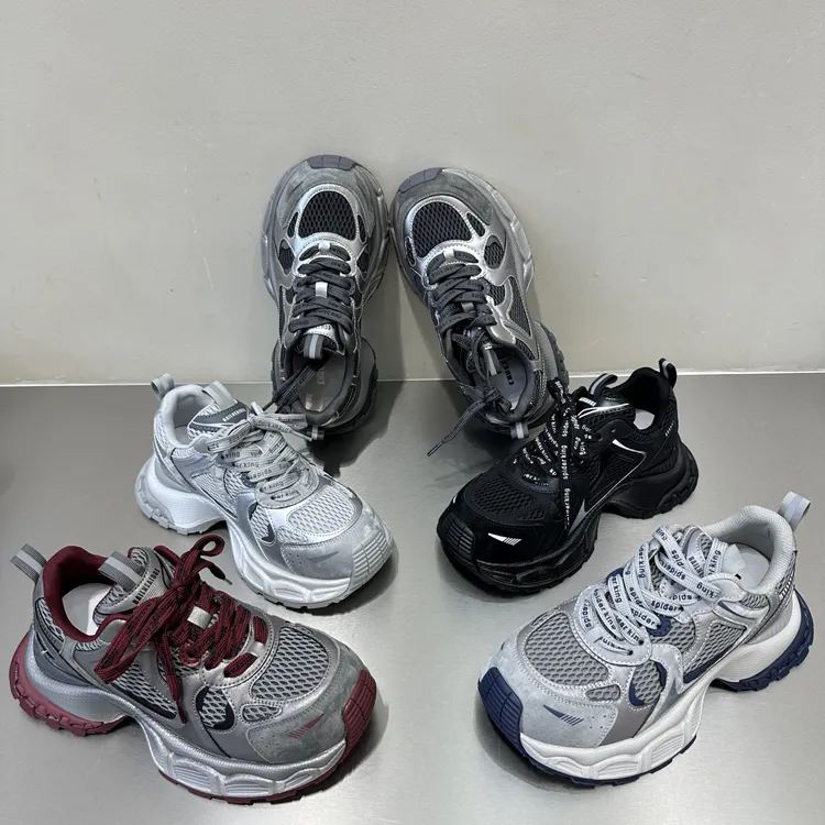 网红同款小怪兽老爹鞋女2025秋季新款网面时尚百搭厚底休闲运动鞋