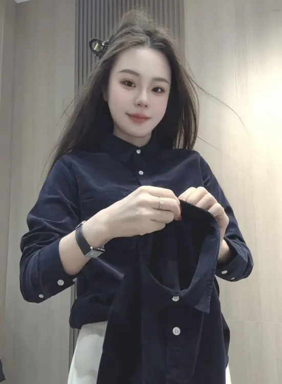 韩系穿搭时尚洋气老钱风衬衫女2025秋冬新款复古百搭宽松长袖上衣