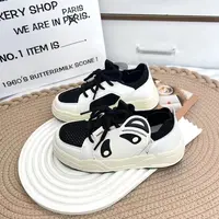 儿童亲子2025春季新款熊猫透气百搭休闲板鞋XT9205