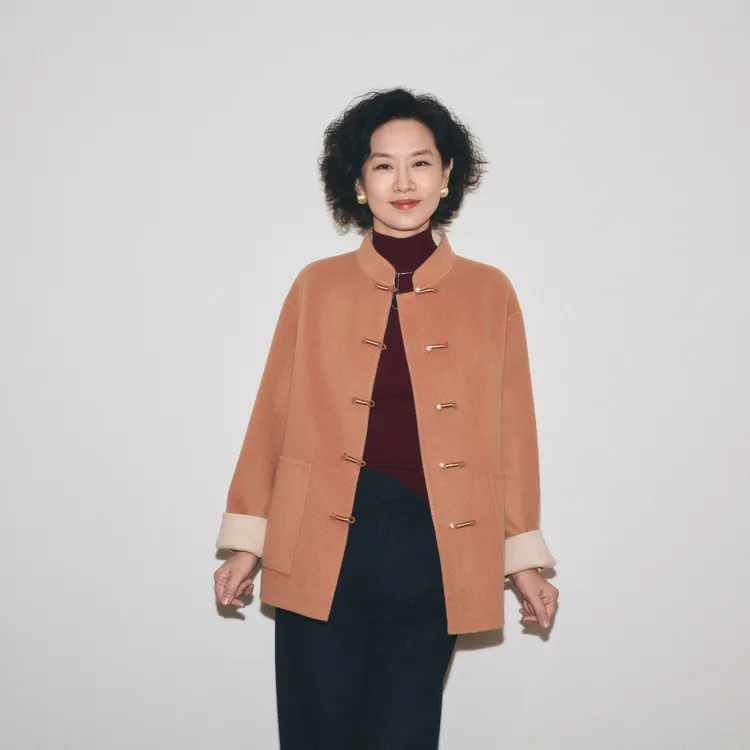 衣即「栖山 」新中式国风外套秋冬复古气质立领毛呢外套YW5ADY8501