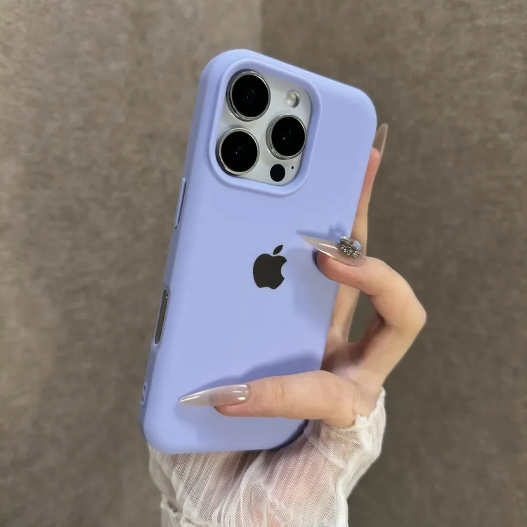 薰衣紫适用苹果16promax手机壳iPhone15全包14防摔13小众12女款11