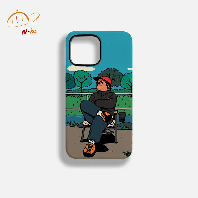 河边-菲林二合一二代适用于苹果17pro华为vivo小米手机壳防摔