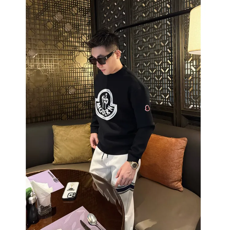 【玛雅卫衣】李查德痞帅男装上衣秋季立体十字架男士圆领卫衣长袖