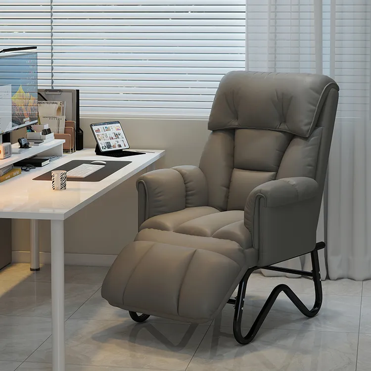 诗维克办公室单人午休躺椅折叠椅可躺可睡坐躺睡两用椅靠背懒人椅