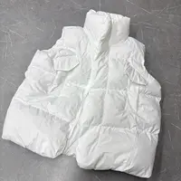 S0992秋冬百搭保暖立领豆腐块棉马甲