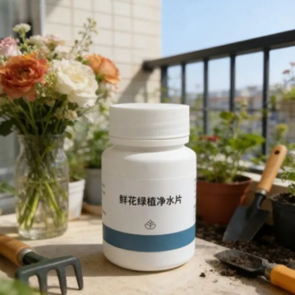 鲜花绿植净水片幼儿园养花绿植专用插花卉切花保鲜延长花期掺混商品图