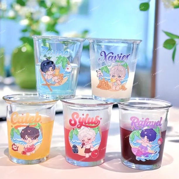 【现货】恋与深空夏日凉凉杯同人原创设计二次元冷饮杯可爱