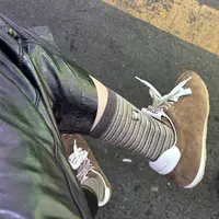 【思含】秋季新款小狗刺绣条纹中筒袜