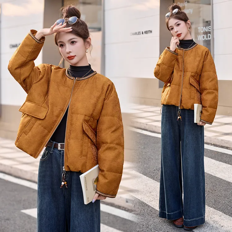 羽绒服外套女装2025年冬季冬天衣服小个子高级感新款羽绒服外套女