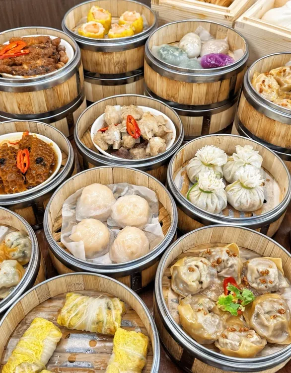 广式早茶半成品小学生早餐营养食品脆虾红米肠包子红米肠叉烧包