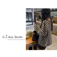 【CJ.Ava Studio】慵懒风圆领常规针织衫C3495