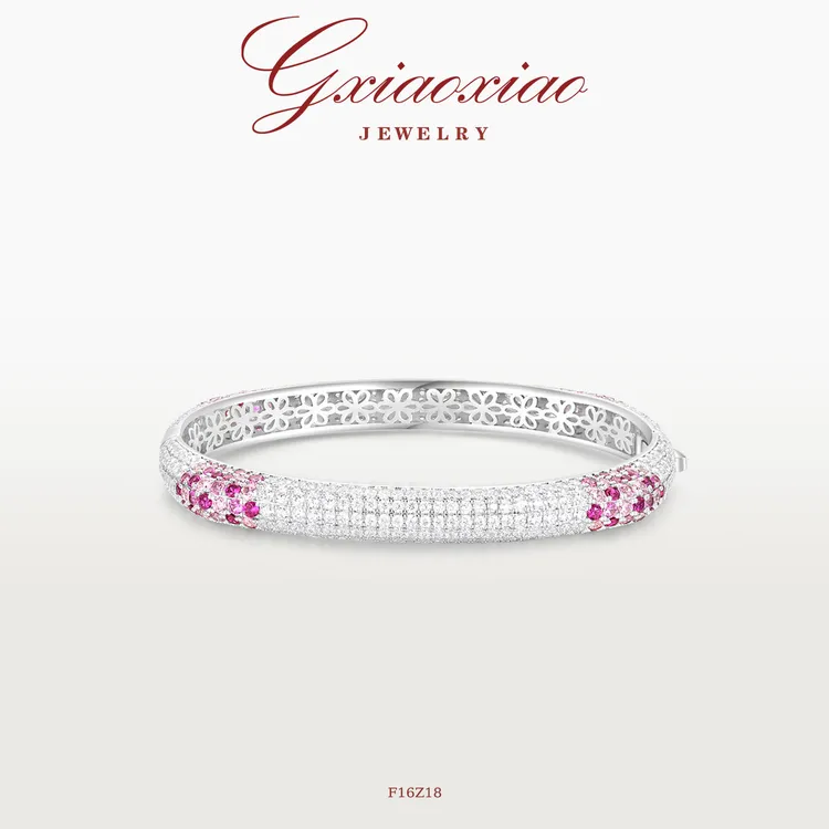 G XIAOXIAO 镀K金 【浮光镂雪】气质复古简约百搭手镯 F16Z18