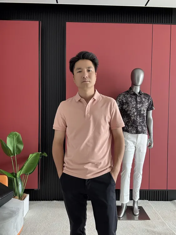 【冰凉感翻领】精梳棉修身男士polo衫夏季短袖T2028