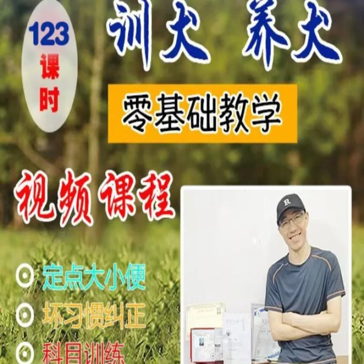 零基础训犬养犬视频课程