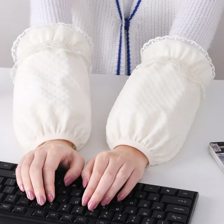 短款厨房专用秋冬季可爱袖套套袖防污新款韩版干活用女款护袖学生