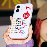 Crying center/哭喊中心JazzDay彩色字母imd彩色果冻手机壳